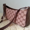 SALE! GUCCI VINTAGE GG Mono Small Canvas Shoulder Bag แท้