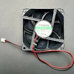 พัดลมระบายความร้อน 12VDC ขนาด 80x80x25mm