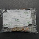 Resistor 20K Ohm (1/4 W +-5%) แพ็คละ 1000 ตัว