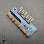 โมดูล ทดลอง LED 8 ดวง 3mm สีส้ม