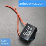 Fan Capacitors คาปาซิเตอร์พัดลม C พัดลม ตัวเก็บประจุพัดลม 450V 1.2 uF