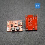 DC Automatic Step-Up and Step-Down Power Supply Module 3-15V to 5V 600mA โมดูลแปลงไฟ 3-15V เป็น 5V 600mA