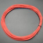สายไฟอ่อนใส้เต็ม 22AWG UL1007 ความยาว 10 เมตร (สีแดง)
