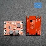 DC Automatic Step-Up and Step-Down Power Supply Module 3-15V to 3.3V 600mA โมดูลแปลงไฟ 3-15V เป็น 3.3V 600mA