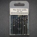 ชุดดอกสว่านเจาะแผ่นปริ๊น 10 ขนาด ขนาดละ 1 ชิ้น (0.8, 1.0, 1.2,1.5,1.8, 2.0, 2.2, 2.5, 2.8, 3.0mm)