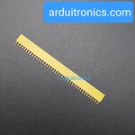 [Yellow] 1x40 Pin Single Row Female Header 2.54mm Pitch Straight Pin Square (จำนวน 1 ชิ้น)