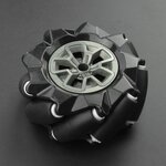 Black Mecanum Wheel (97mm) - Left (แท้จาก DFRobot)