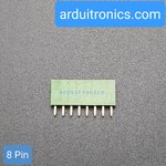 [Green] 1x8 Pin Single Row Female Header 2.54mm Pitch Straight Pin Square (จำนวน 1 ชิ้น)