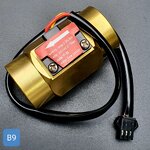 B9 เซ็นเซอร์วัดอัตราการไหลของน้ำ ทองแหลือง 3/4นิ้ว 6หุน Water Flow sensor 2-50L/min Size 58 mm