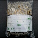 Resistor 100K Ohmn (1/4 W +-5%) แพ็คละ 1000 ตัว