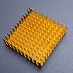 Heat Sink ขนาด 40x40x11mm (1 ชิ้น) สีทอง