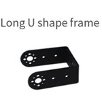 Double-shaft Servo Frame/Bracket: Long U Shape Frame (แท้ Hiwonder)