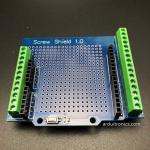 Proto Screw Shield-Assembled (Arduino Compatible) Blue PCB