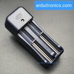 Dual Slot Lithium Battery Charger 18650/14500/10440/CR123A ที่ชาร์จถ่าน Li-ion แบบอเนกประสงค์ 2 ช่อง