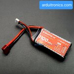 Rechargeable Lithium Battery 1100mAh 3S 11.1V 25C (หัวสายไฟแบบ T-Plug)