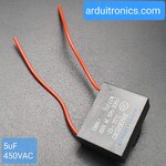Fan Capacitors คาปาซิเตอร์พัดลม C พัดลม ตัวเก็บประจุพัดลม 450V 5 uF