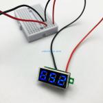 0.28" Digital DC volt meter 2.4-30V โวลต์มิเตอร์ 2.4-30V ขนาด 0.28 นิ้ว (สีฟ้า)