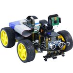 Intelligent Raspberry Pi 4B Visual Car AI Development Board Camera Video Recognition Robot WIFI Kit