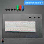 บอร์ดทดลอง พร้อมฐาน Solderless Breadboard 830 Point (ZY-201)