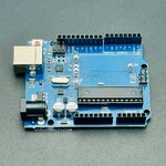 Arduino UNO R3 (ไม่มีคำว่า Arduino บนบอร์ด) + Free USB Cable