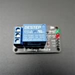 5V 1 Channel Relay Low-Level Trigger Relay Module (with LED - PCB สีดำ มีช่องสกรูให้ยึด)