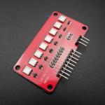 5050 RGB Full Color RGB 8 LED Module for Arduino (Red PCB)