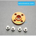 25T (สีส้ม-แดง) Aluminum Round Servo Mount + Screws (MG995, MG996R, S3003, TR213)