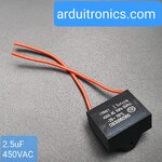 Fan Capacitors คาปาซิเตอร์พัดลม C พัดลม ตัวเก็บประจุพัดลม 450V 2.5 uF