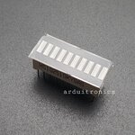 3 Color 10 Segment LED Bar Graph (แดง 1 แถว เหลือง 1 แถว เขียว 8 แถว)