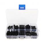 M3 Nylon Hex Spacers / Screw / Nut Stand-off (Black - 160 pcs) ชุดน๊อต หกเหลี่ยม