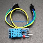 Temperature Sensor (DHT11) Module with Led สีแดง + Free Cable