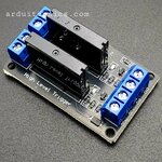 2 Channel 5V Solid State Relay (SSR) with Fuse 250V 2A - High Level Trigger