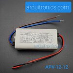 Switching Power Supply 12W 12V 1A (MEAN WELL APV-12-12)