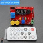 OPEN-SMART Rich Shield (Remote IR Control with receiver, LED, Buzzer, Buttons, Light Sensor, Temperature Sensor)