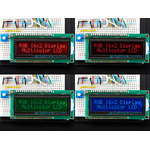 RGB Backlight Negative LCD 16x2 + extras - RGB on black (ของแท้จาก Adafruit, USA)