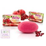 Mena Herbal soap - Pomergranate & Collagen สบู่ทับทิม มีนา 100 กรัม