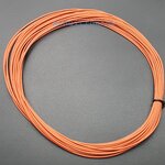 สายไฟอ่อนใส้เต็ม 22AWG UL1007 ความยาว 10 เมตร (สีส้ม)