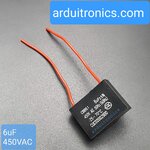 Fan Capacitors คาปาซิเตอร์พัดลม C พัดลม ตัวเก็บประจุพัดลม 450V 6 uF