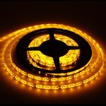 ไฟเส้น LED 5050 12V กันน้ำ สีเหลือง Yellow 5เมตร 60 LED/meter