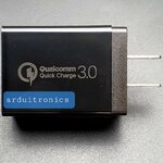 Fast Charge Adapter 5V 3A USB QC3.0 18W ด่วนชาร์จอะแดปเตอร์ สีดำ