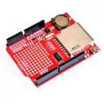 Data Logger Shield พร้อมถ่าน Red PCB