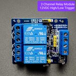 2 Channel Relay Module 12V (High/Low Level Trigger)