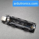 โมดูลชาร์จแบตเตอรี่ 18650 พร้อมช่องจ่ายไฟ USB Battery Shield V3 สำหรับ Raspberry Pi WEMOS Arduino ESP8266