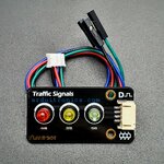 (YwRobot) LED Module 3 Traffic Light หลอดไฟ LED 5mm 3 สี แบบไฟจราจร Pin สีทอง PH2.0