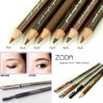 ZODA Eyebrow Pencil ดินสอเขียนคิ้ว โซดา นำเข้าจากเกาหลี ของแท้แน่นอน
