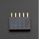[Black] 1X5 Pin Single Row Female Header 2.54mm Pitch Straight Pin Square (จำนวน 1 ชิ้น)