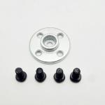 25T (สีเงิน) Aluminum Round Servo Mount + Screws (MG995, MG996R, S3003, TR213)