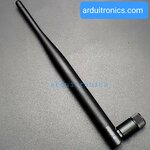 เสาอากาศ Wifi Antenna Dual-Band Antenna คุณภาพสูง 2.4GHz / 5.8GHz Dual Frequency 6dBi หัวต่อตัวผู้ Inner Needle ขนาด 19.5 cm สีดำ