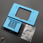 3D Printed Screen Case (Blue) for Raspberry Pi Official 7 inch LCD Touchscreen