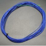 สายไฟอ่อนใส้เต็ม 26AWG UL1007 ความยาว 10 เมตร (สีน้ำเงิน)